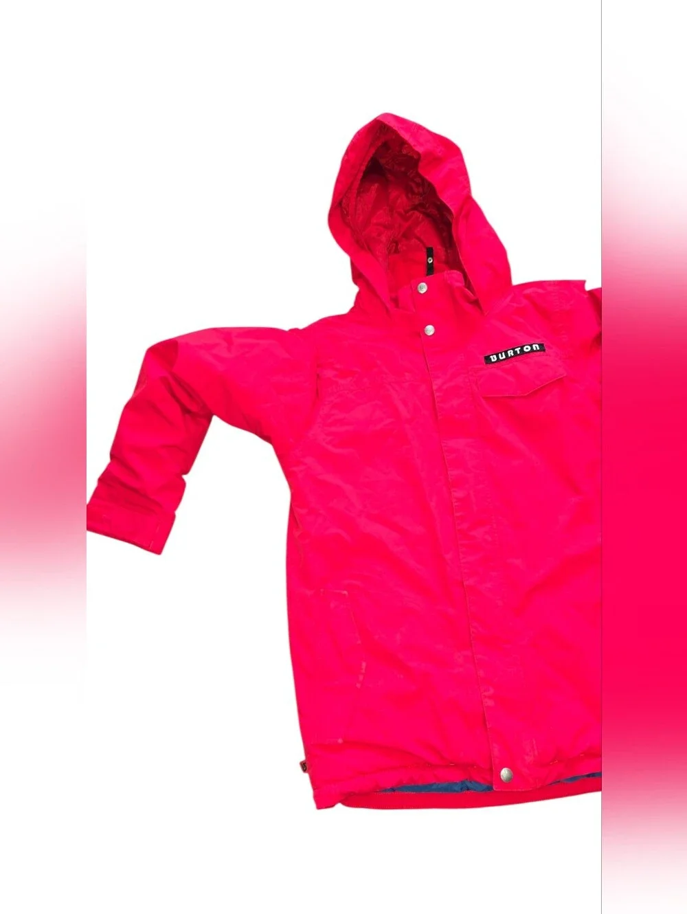 Burton Amped Kids Red Hooded Winter Jacket